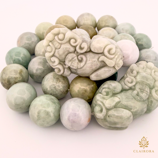 Imperial Fortune Pixiu Jade Bracelet — Green Jade for Wealth & Protection